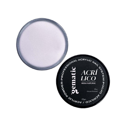 Acrilico De Uñas Gematic Rosa Natural