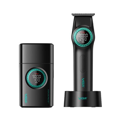 Combo Shaver + Patillera VGR V977 Y V377 Colores Surtidos