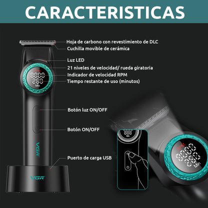 Combo Shaver + Patillera VGR V977 Y V377 Colores Surtidos