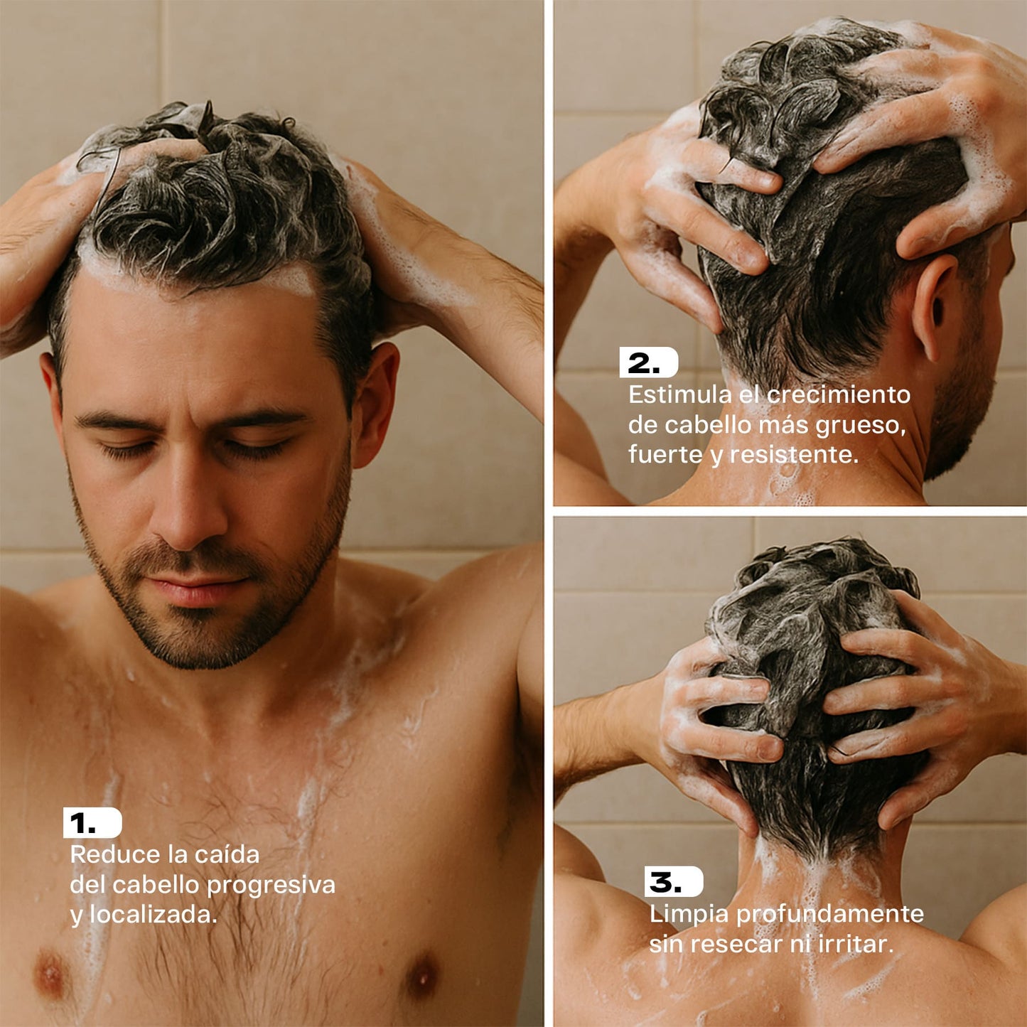 Shampoo Anticaída Masculino CMS Cosmos Bioxin 5