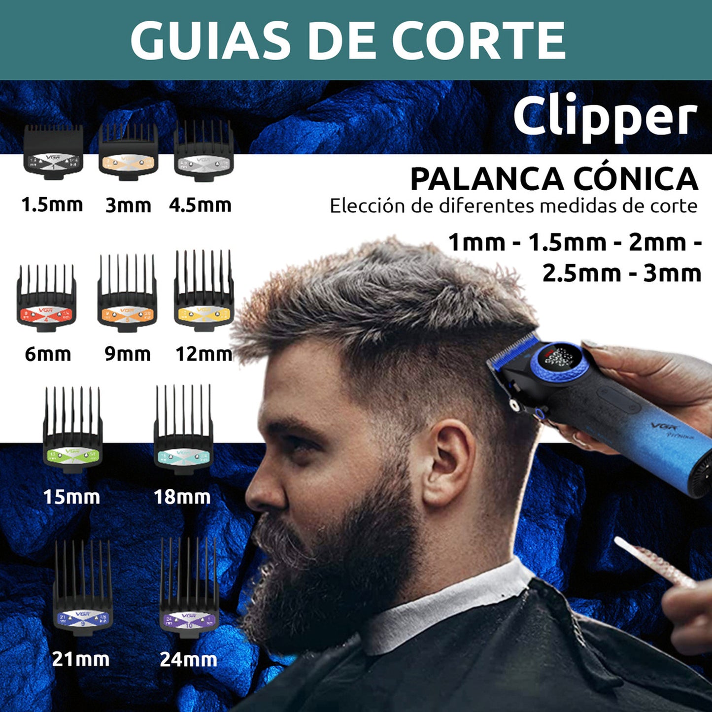 Maquina De Corte Inalambrica VGR V001 Blue Edition